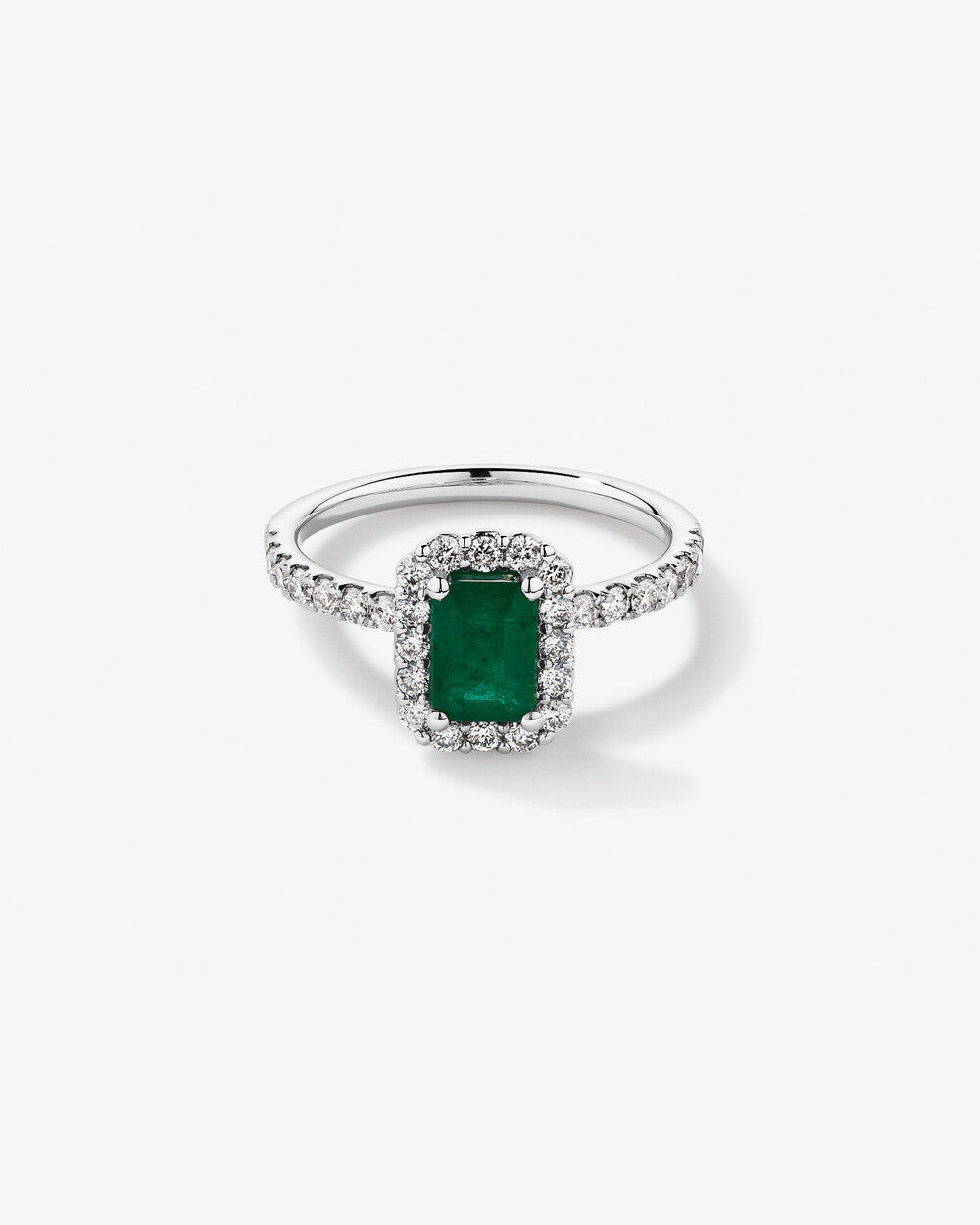 Prestige Emerald Cut Lab Grown Diamond Ring in 18K Yellow Gold My Store