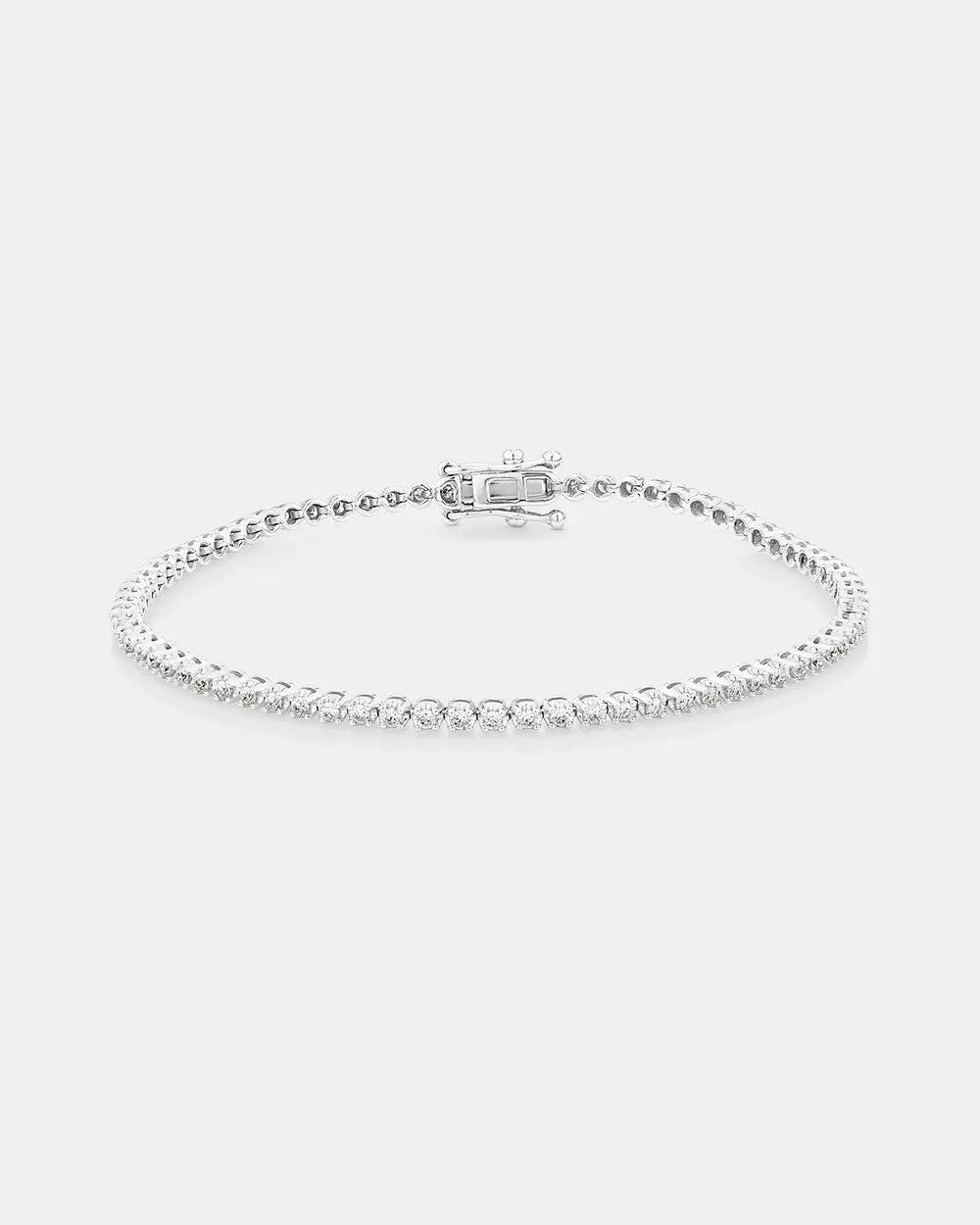 Lumière Round Brilliant Yellow Lab Diamond Tennis Bracelet in 18K Yellow Gold My Store