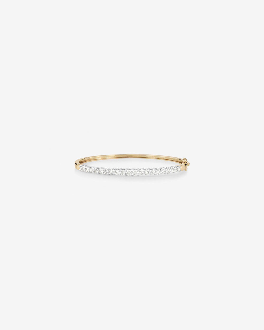 Arc Lab Grown Diamond Bangle Bracelet in 9K Yellow Gold My Store