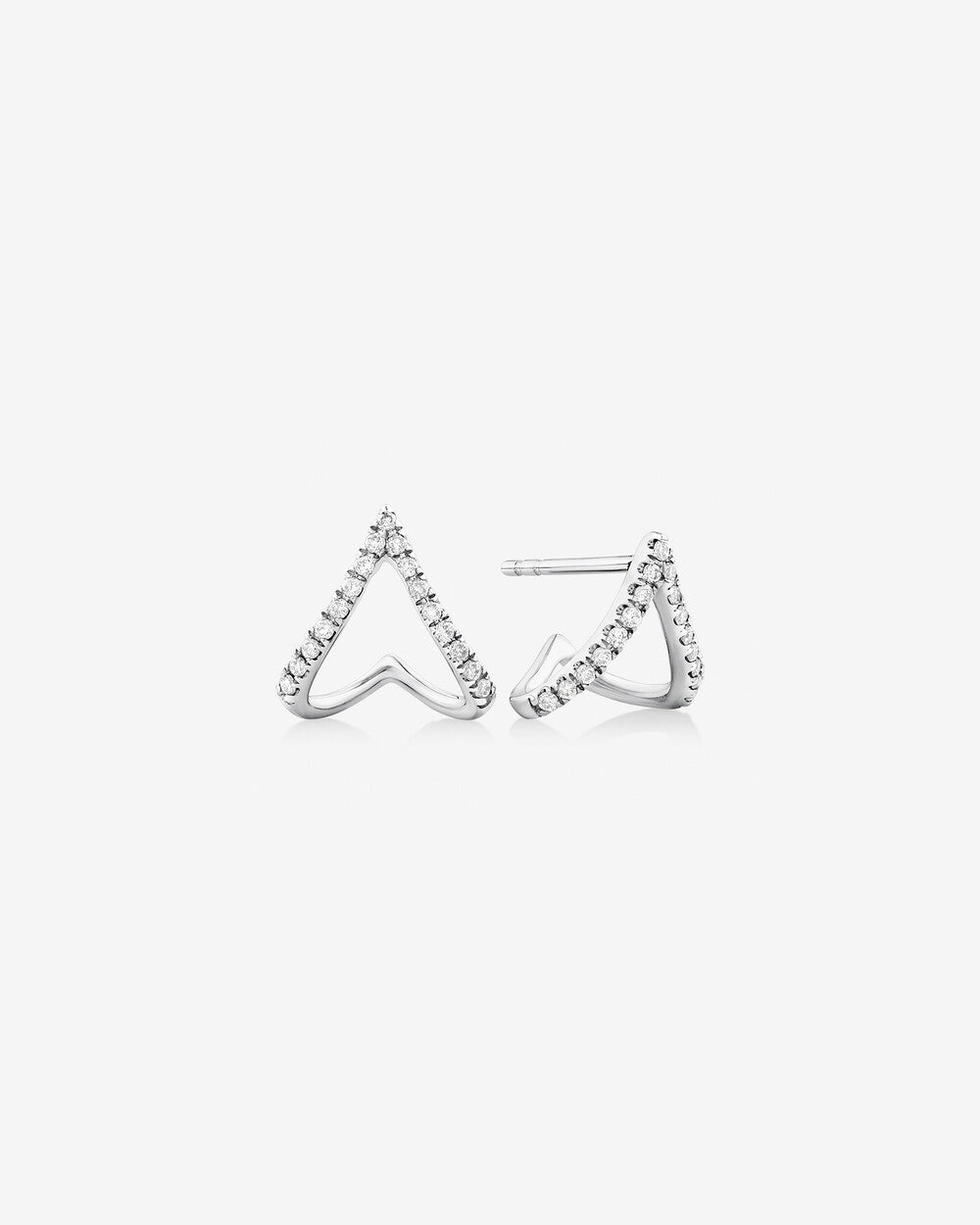 Éclat Lab Grown Diamond Stud Earrings in 14K Yellow Gold My Store
