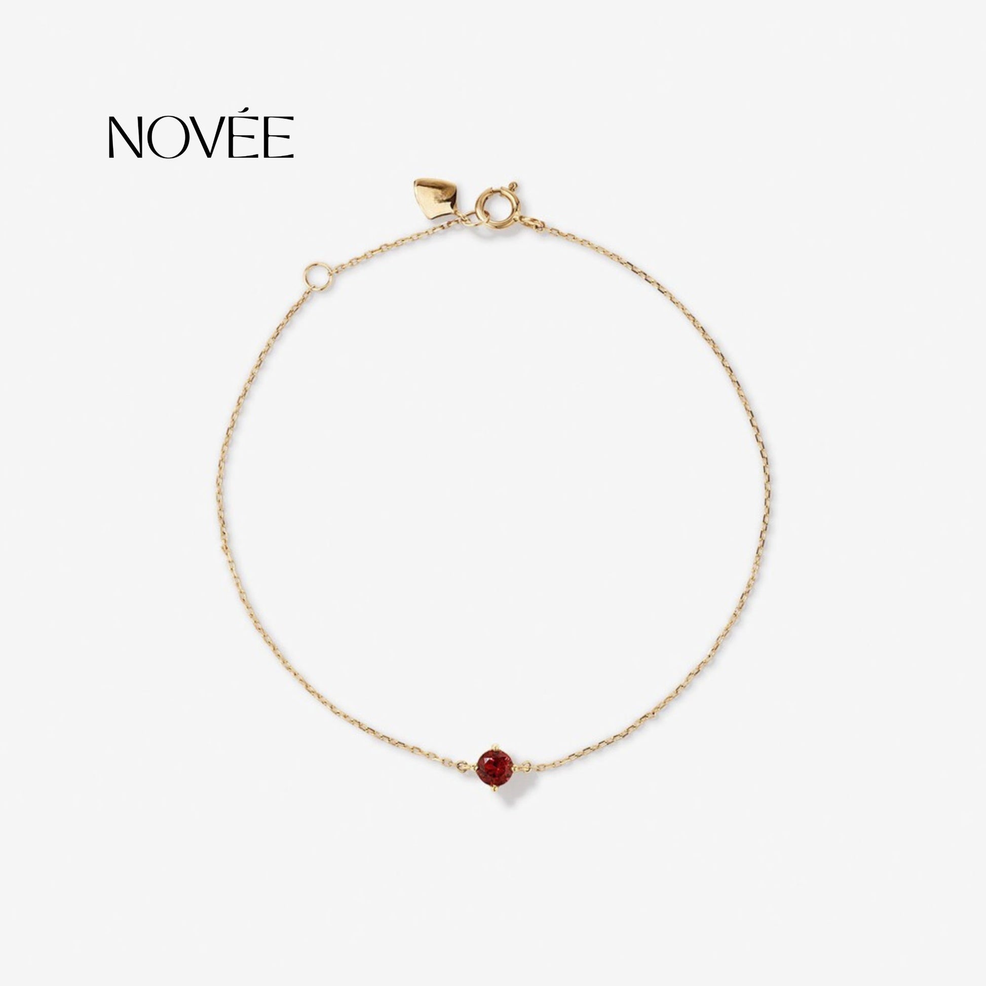 Scarlet Ruby Bracelet in 9K Yellow Gold My Store