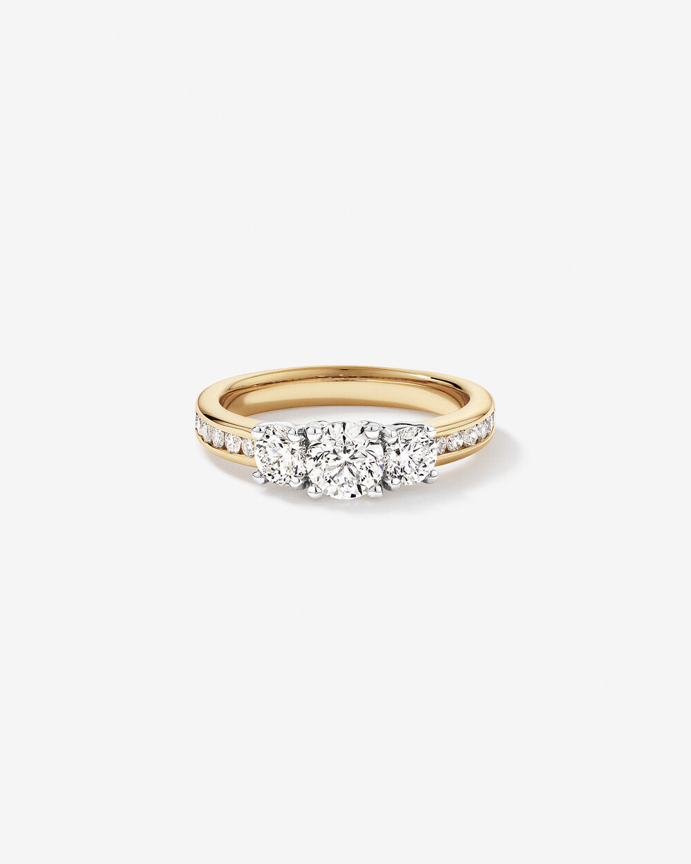 Radiance Radiant Cut Lab Grown Diamond Ring in 9K Yellow Gold My Store