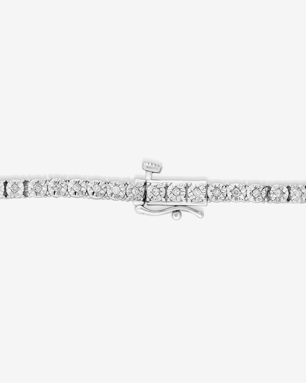 Classic Lab-Grown Diamond Tennis Bracelet in White Gold