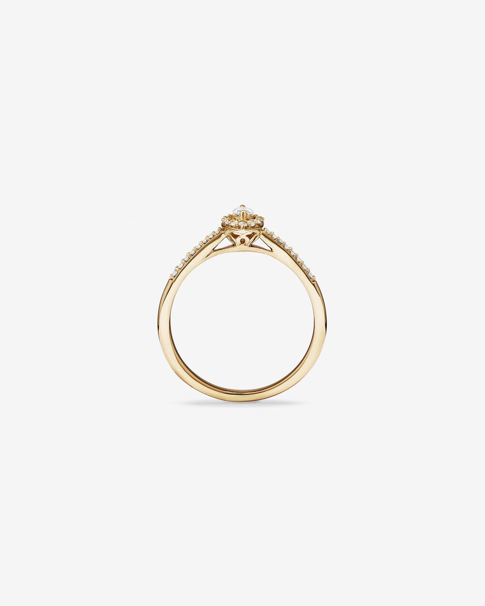 Étoile Marquise Cut Lab Grown Diamond Engagement Ring in 14K Yellow Gold My Store