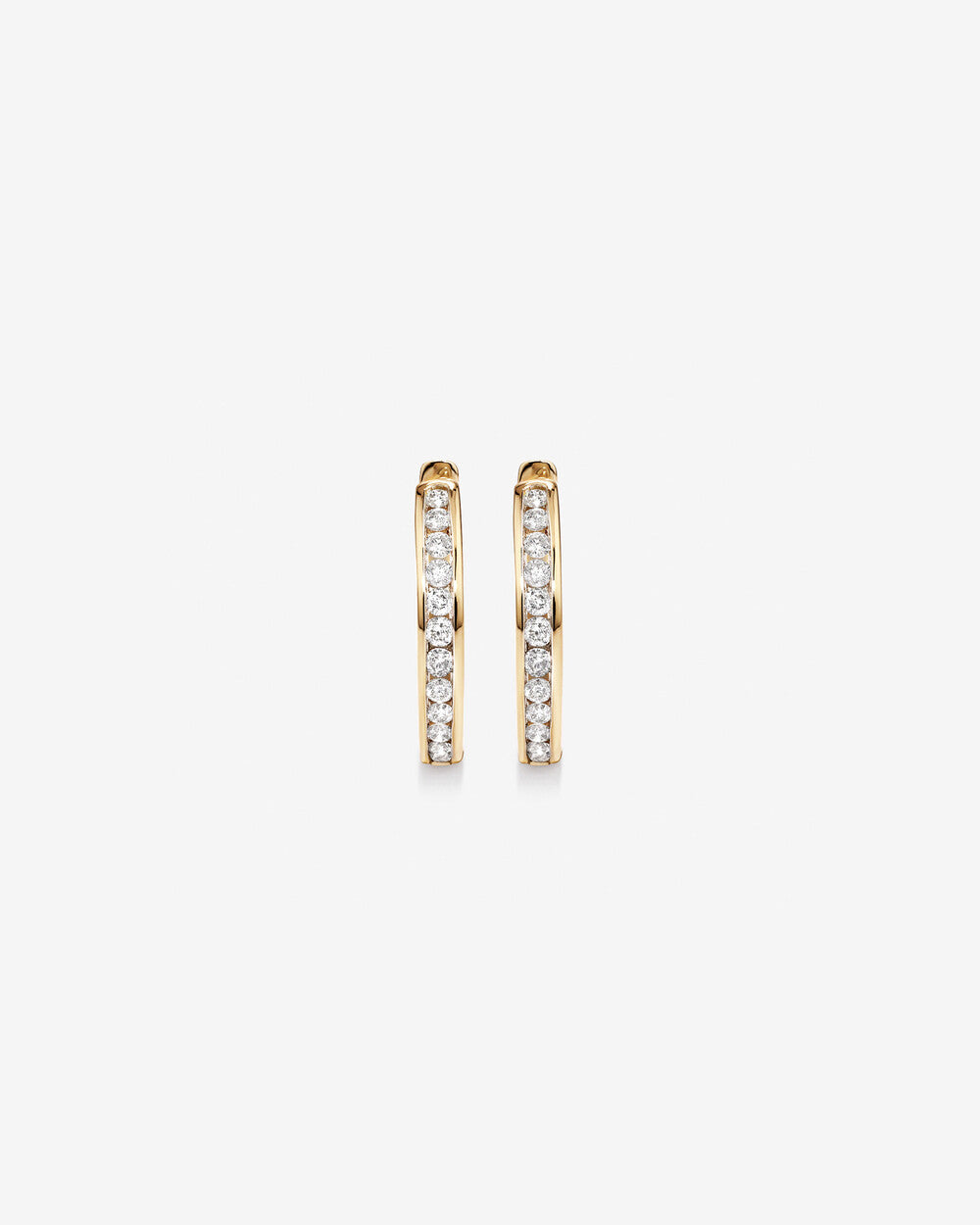 Nimbus Lab Grown Diamond Hoop Earrings in 18K Yellow Gold My Store