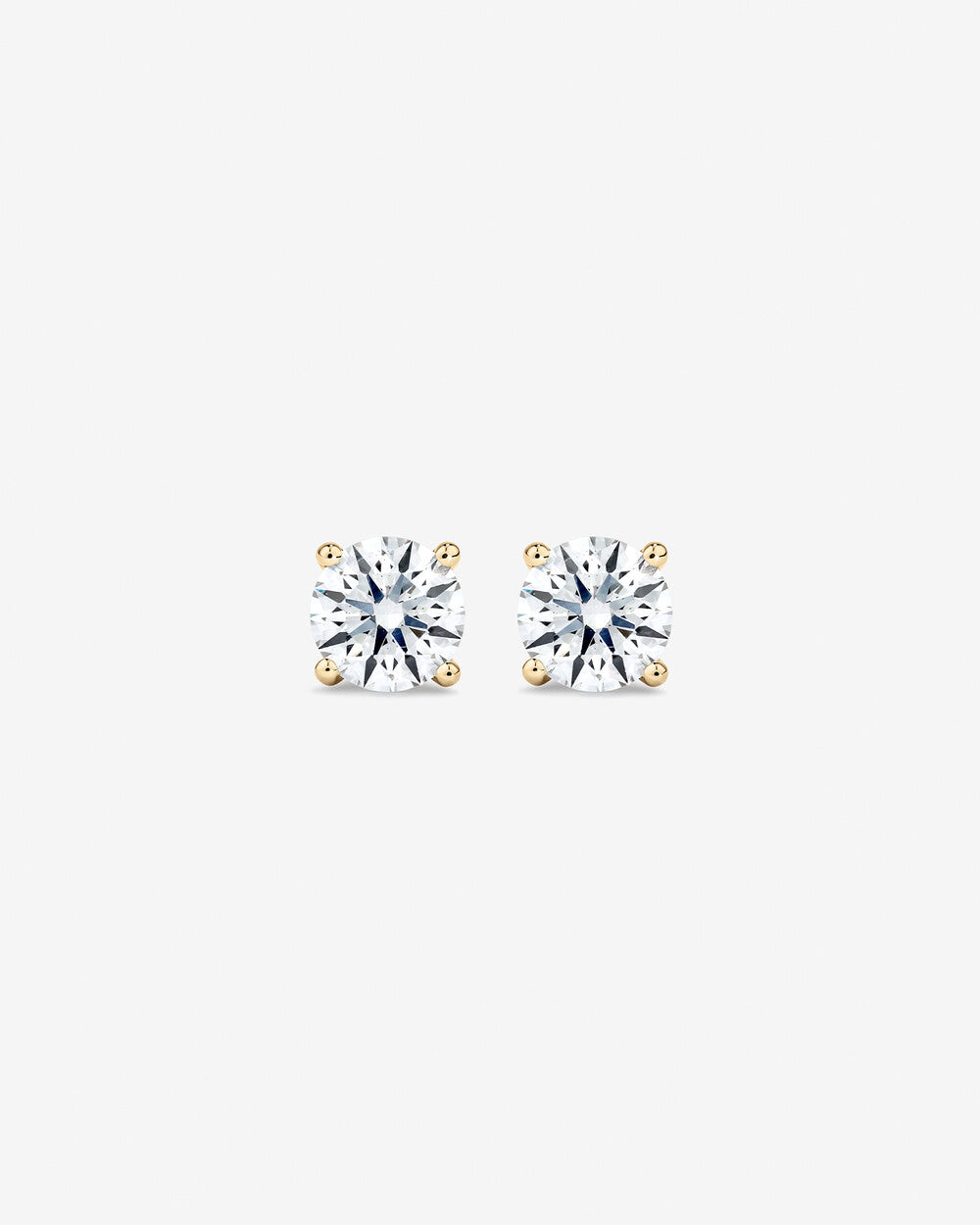 Classic Round Lab Grown Diamond Stud Earrings