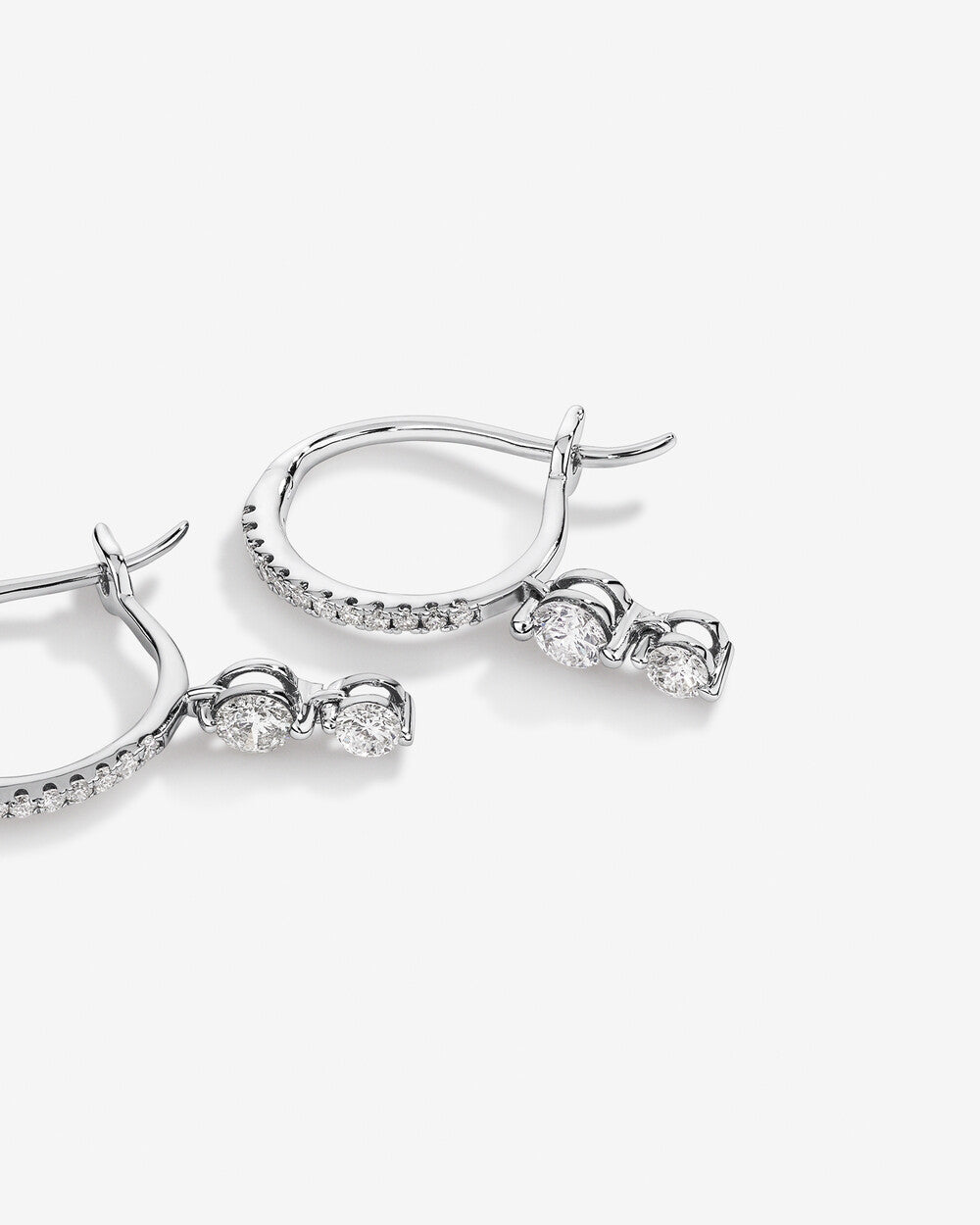 Nimbus Lab Grown Diamond Hoop Earrings in 18K Yellow Gold My Store