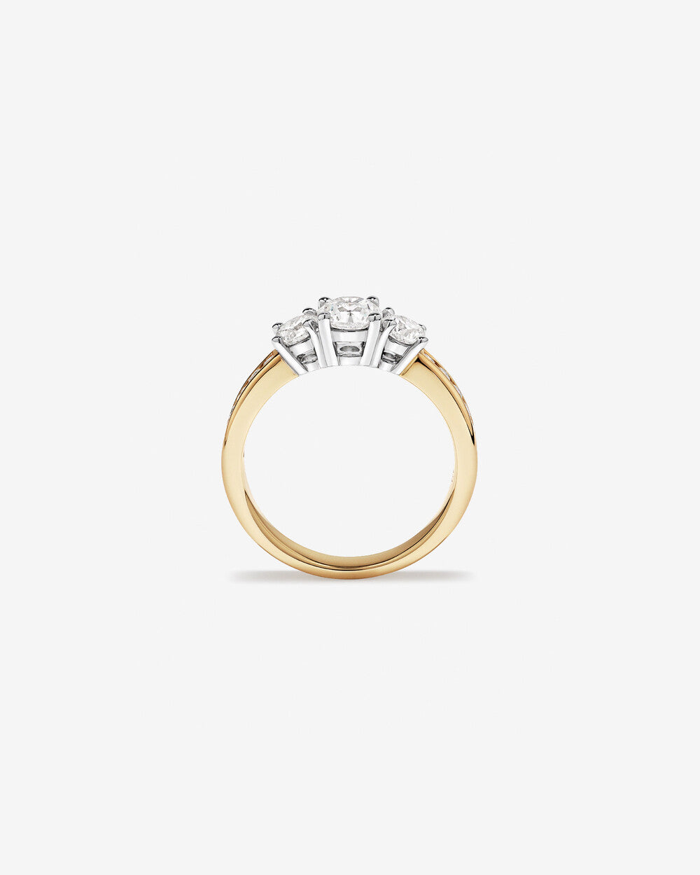 Radiance Radiant Cut Lab Grown Diamond Ring in 9K Yellow Gold My Store