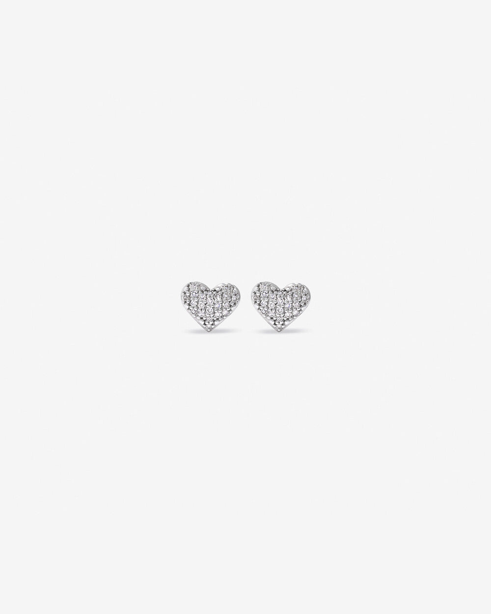 Amour Heart Cut Lab Grown Diamond Stud Earrings in 18K Yellow Gold My Store