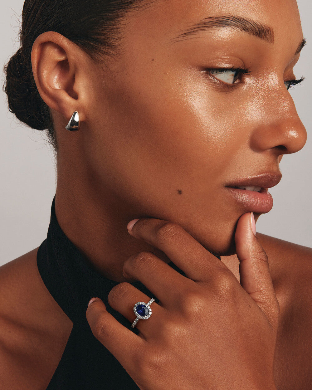 Reverie Oval Cut Sapphire Ring in 18K Yellow Gold My Store