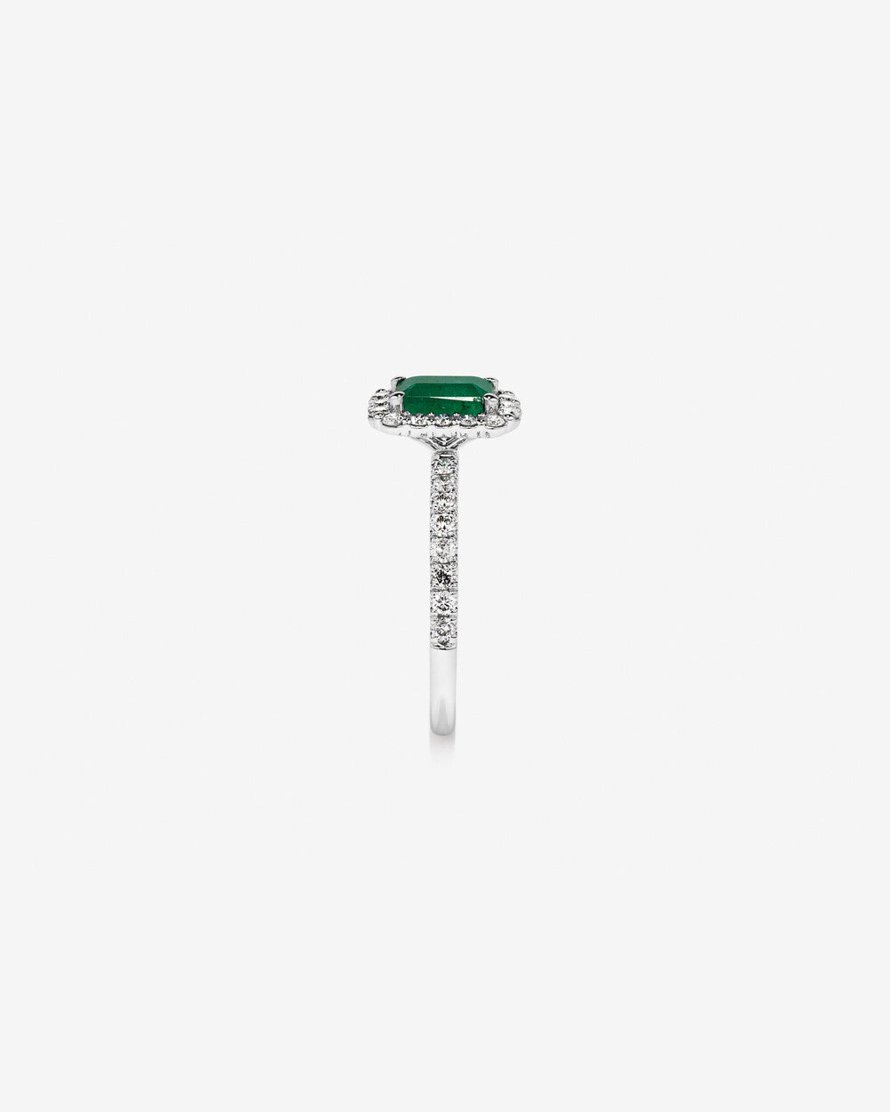Prestige Emerald Cut Lab Grown Diamond Ring in 18K Yellow Gold My Store