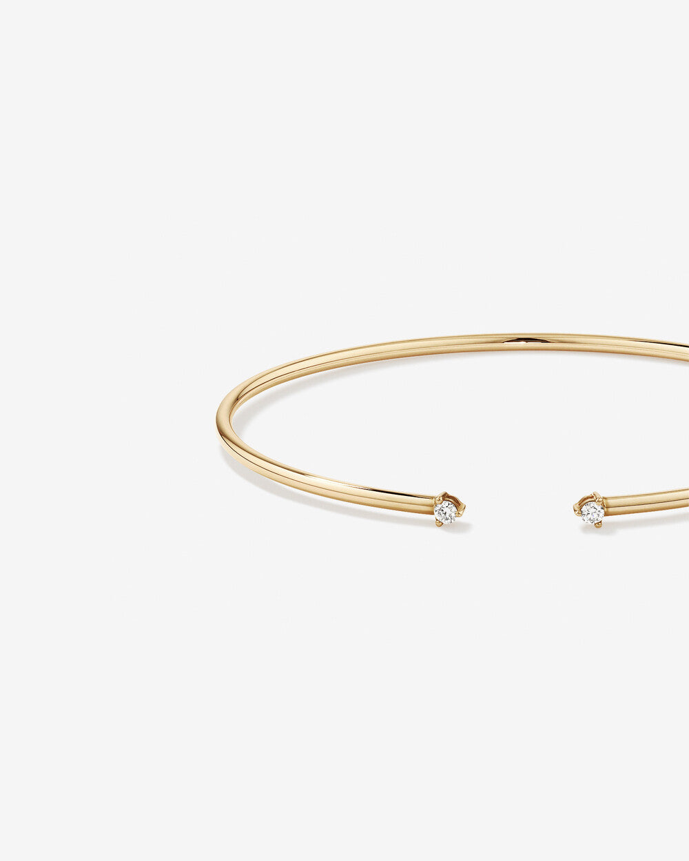 Arc Lab Grown Diamond Bangle Bracelet in 9K Yellow Gold My Store