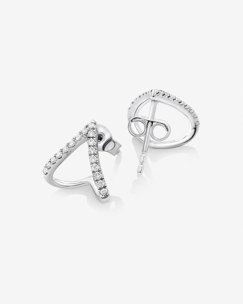 Éclat Lab Grown Diamond Stud Earrings in 14K Yellow Gold My Store
