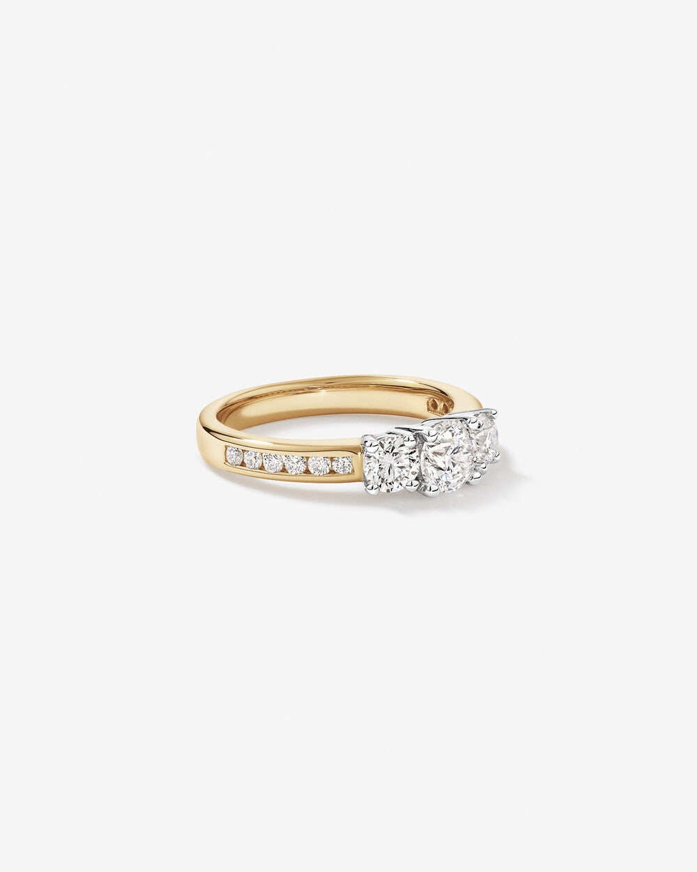 Radiance Radiant Cut Lab Grown Diamond Ring in 9K Yellow Gold My Store