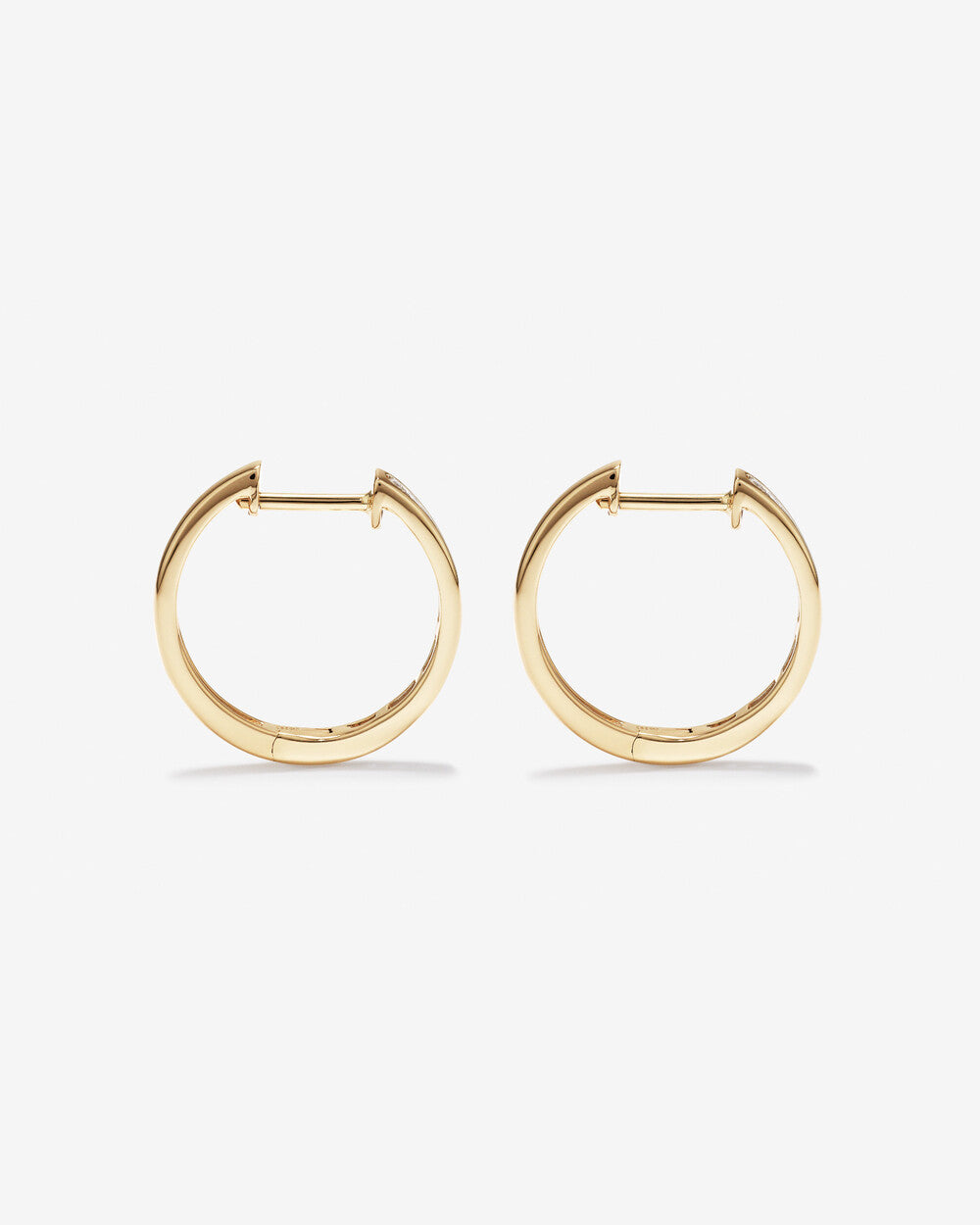 Nimbus Lab Grown Diamond Hoop Earrings in 18K Yellow Gold My Store