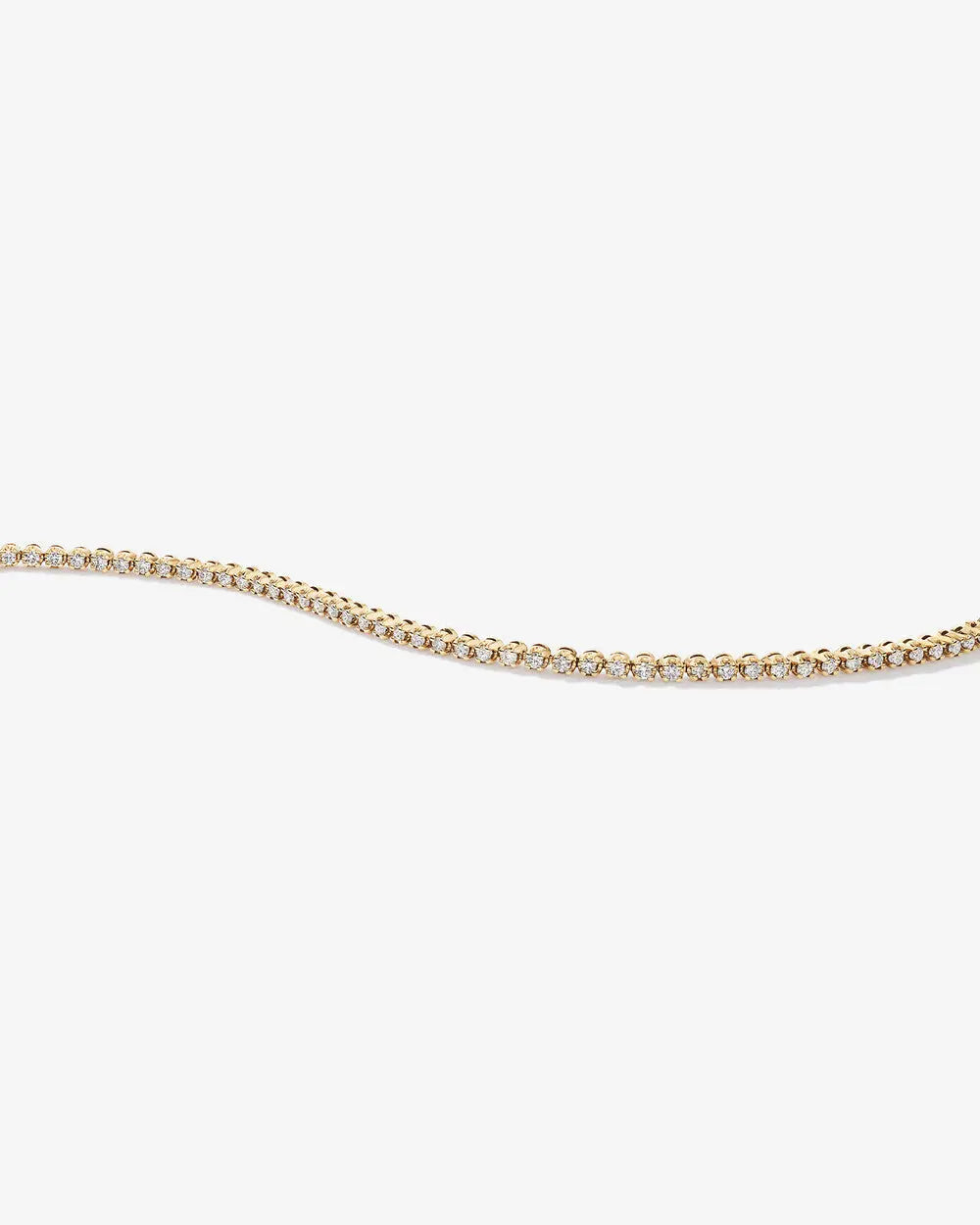 Lumière Round Brilliant Yellow Lab Diamond Tennis Bracelet in 18K Yellow Gold My Store
