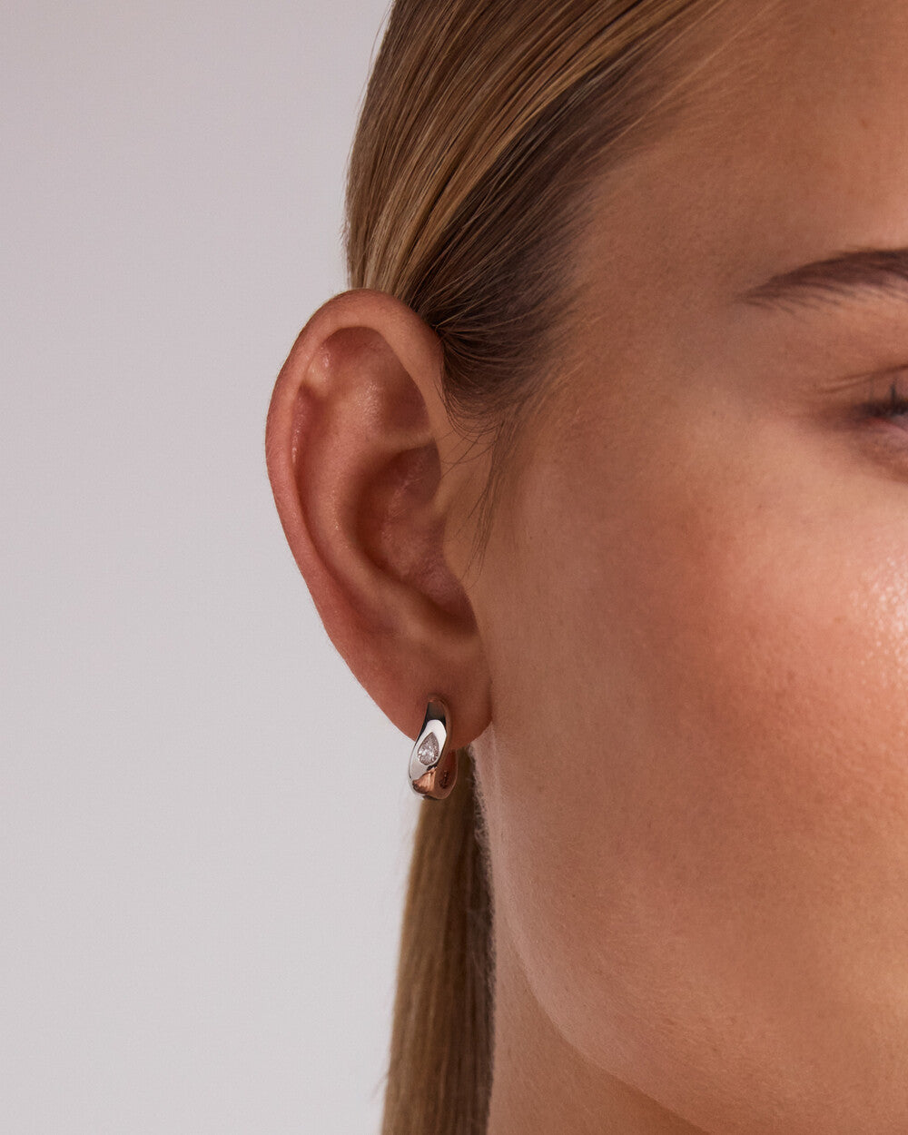 Cascade Lab Grown Diamond Drop Earrings in 14K Yellow Gold My Store