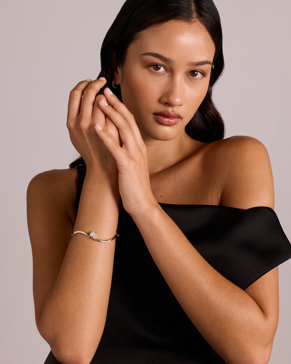 Arc Lab Grown Diamond Bangle Bracelet in 14K Yellow Gold My Store