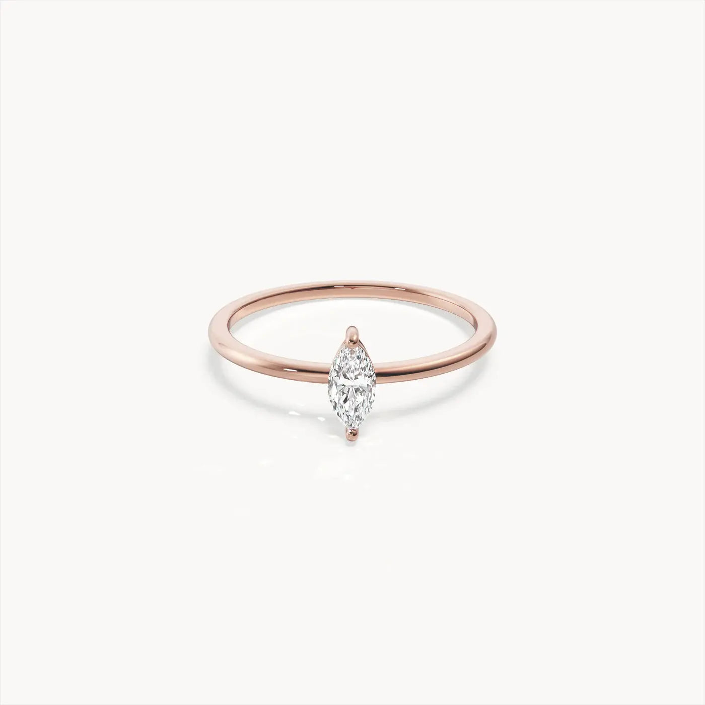 Étoile Marquise Cut Lab Grown Diamond Engagement Ring in 18K Yellow Gold My Store