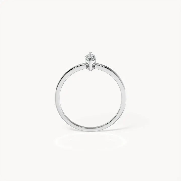 Étoile Marquise Cut Lab Grown Diamond Engagement Ring in 18K Yellow Gold My Store