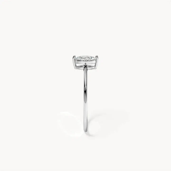 Étoile Marquise Cut Lab Grown Diamond Engagement Ring in 18K Yellow Gold My Store