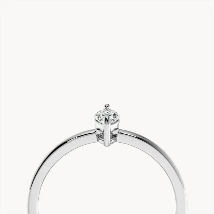 Étoile Marquise Cut Lab Grown Diamond Engagement Ring in 18K Yellow Gold My Store