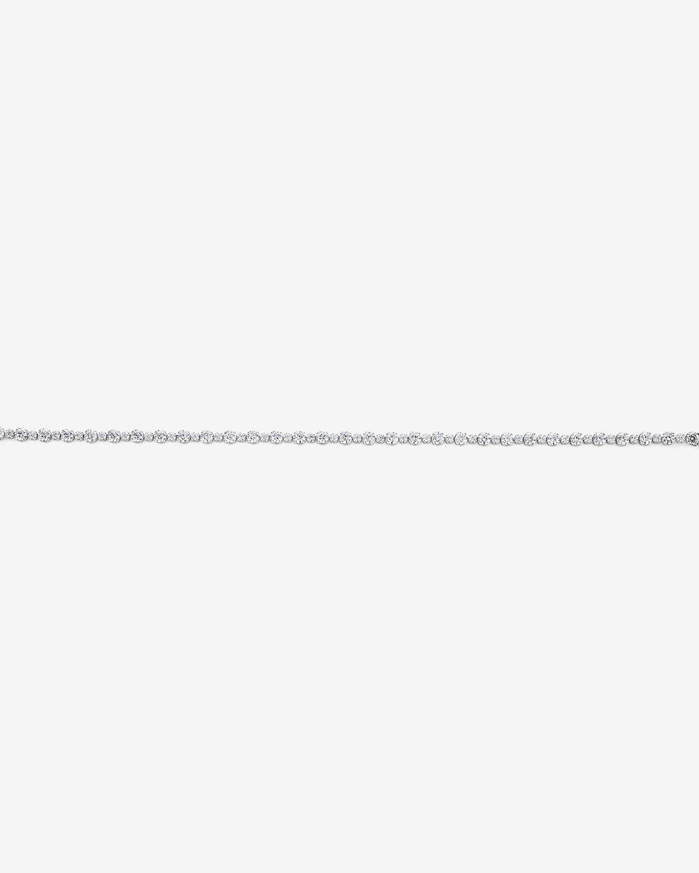 Classic Lab Grown Diamond Tennis Bracelet in White Gold