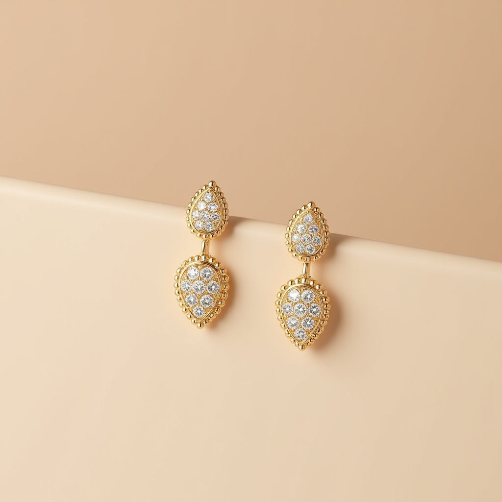 Regal Teardrop Elegance