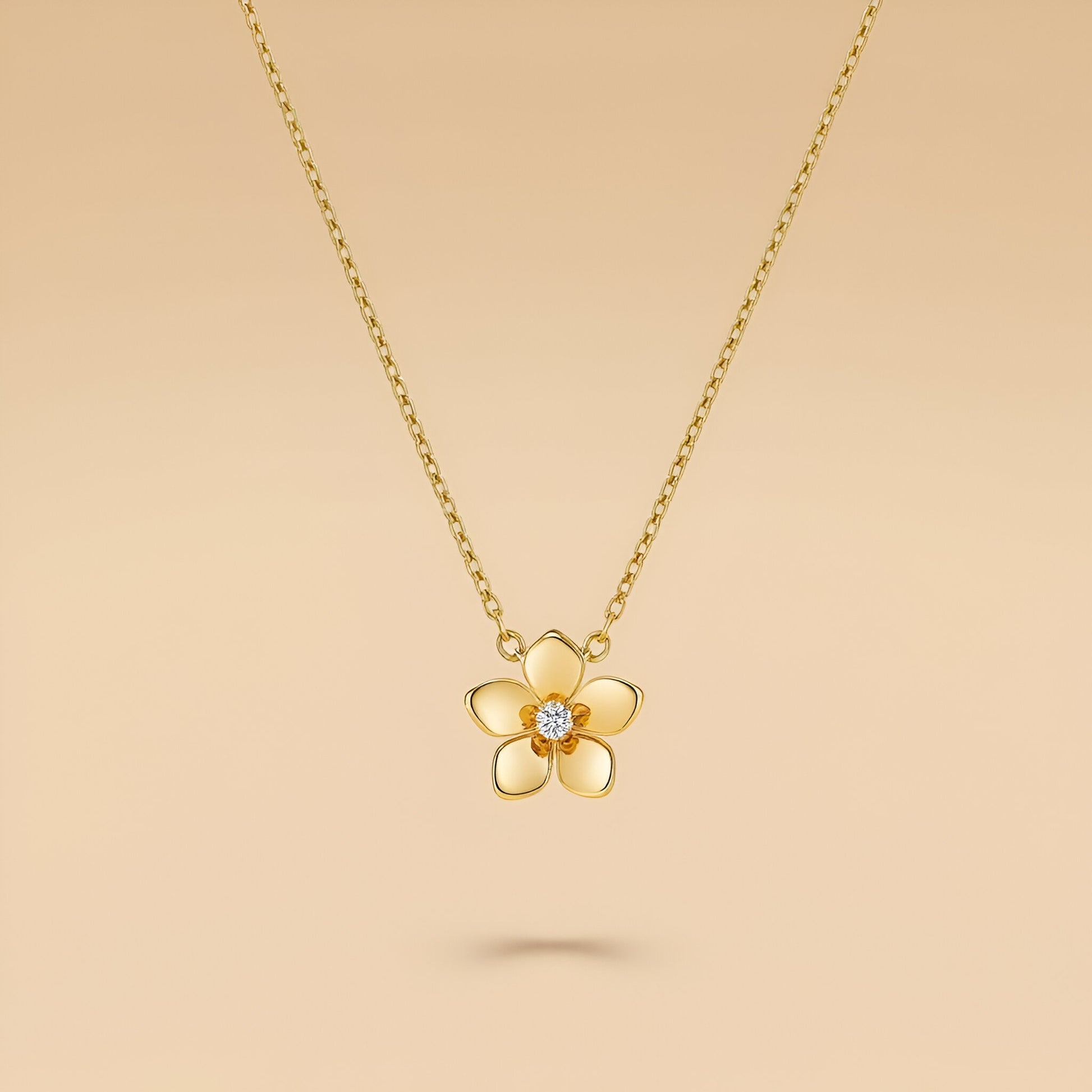 Golden Blossom Elegance Necklaces